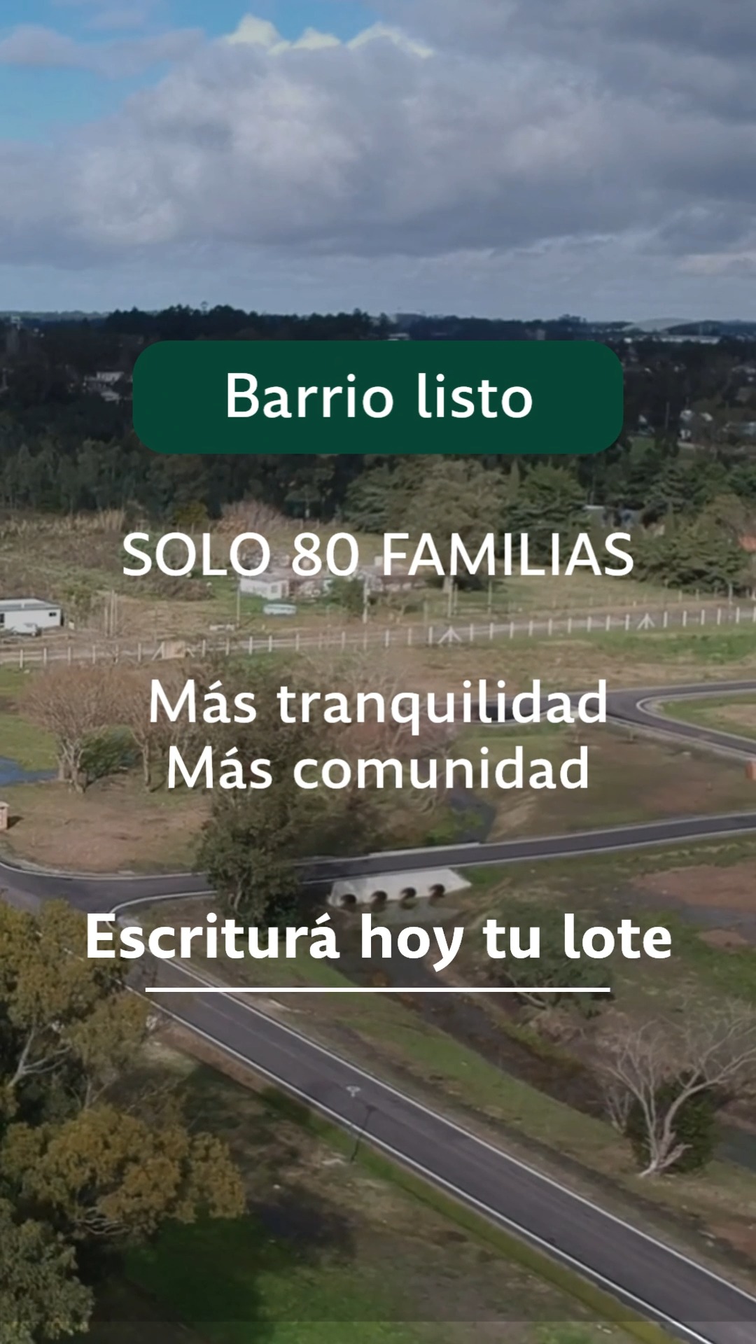 🌿 Un proyecto pensado para quienes valoran la tranquilidad, el entorno y una forma diferente de vivir.  🏡 80 lotes desde USD 150.000
✨ Tu oportunidad de ser parte de Acres  📲 ¡Contactanos para brindarte toda la información! 094 464 351